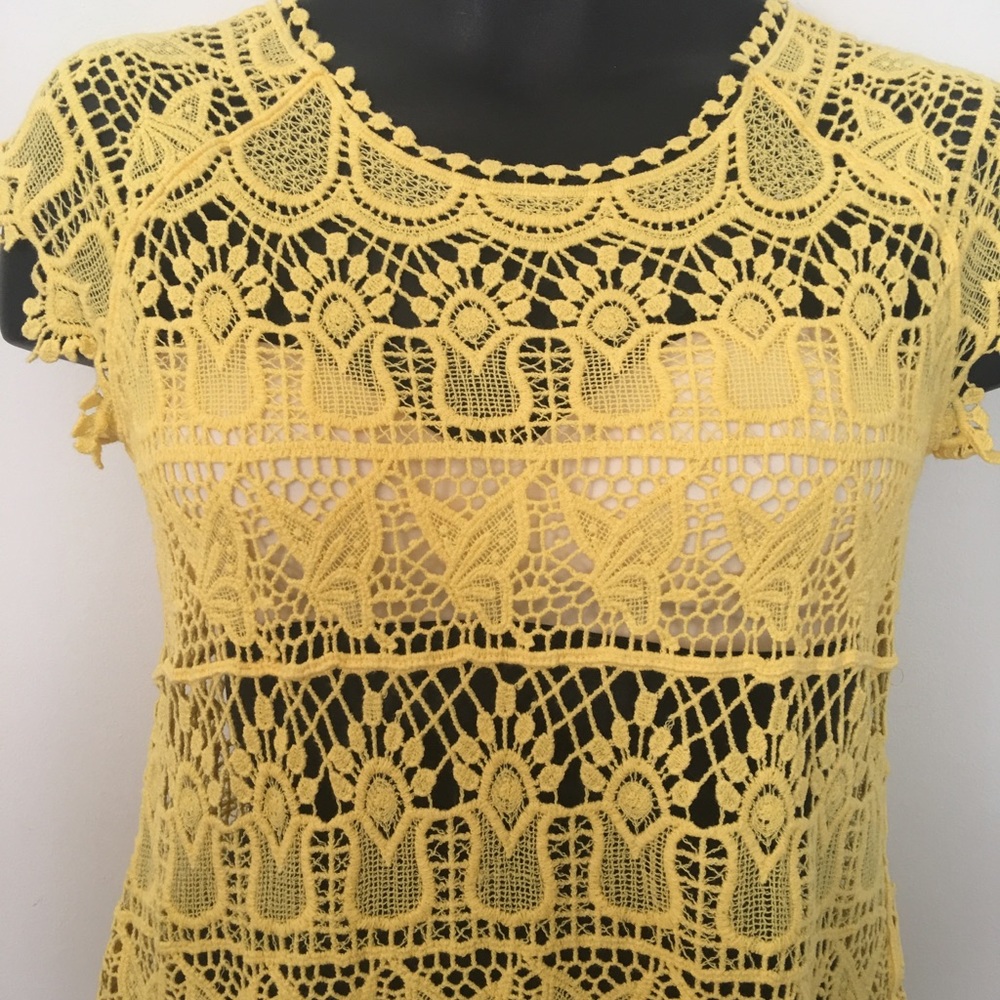 Cato top Sz xsmall NWOT butterflies ,, festival ,,, - Picture 2 of 3